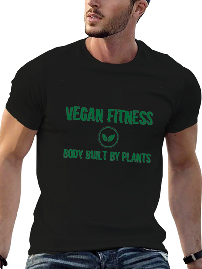 Vegan Fitness T-Shirt - Body Built by Plants