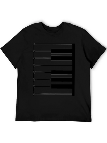 Piano Keys Graphic Tee - Musician T-Shirt