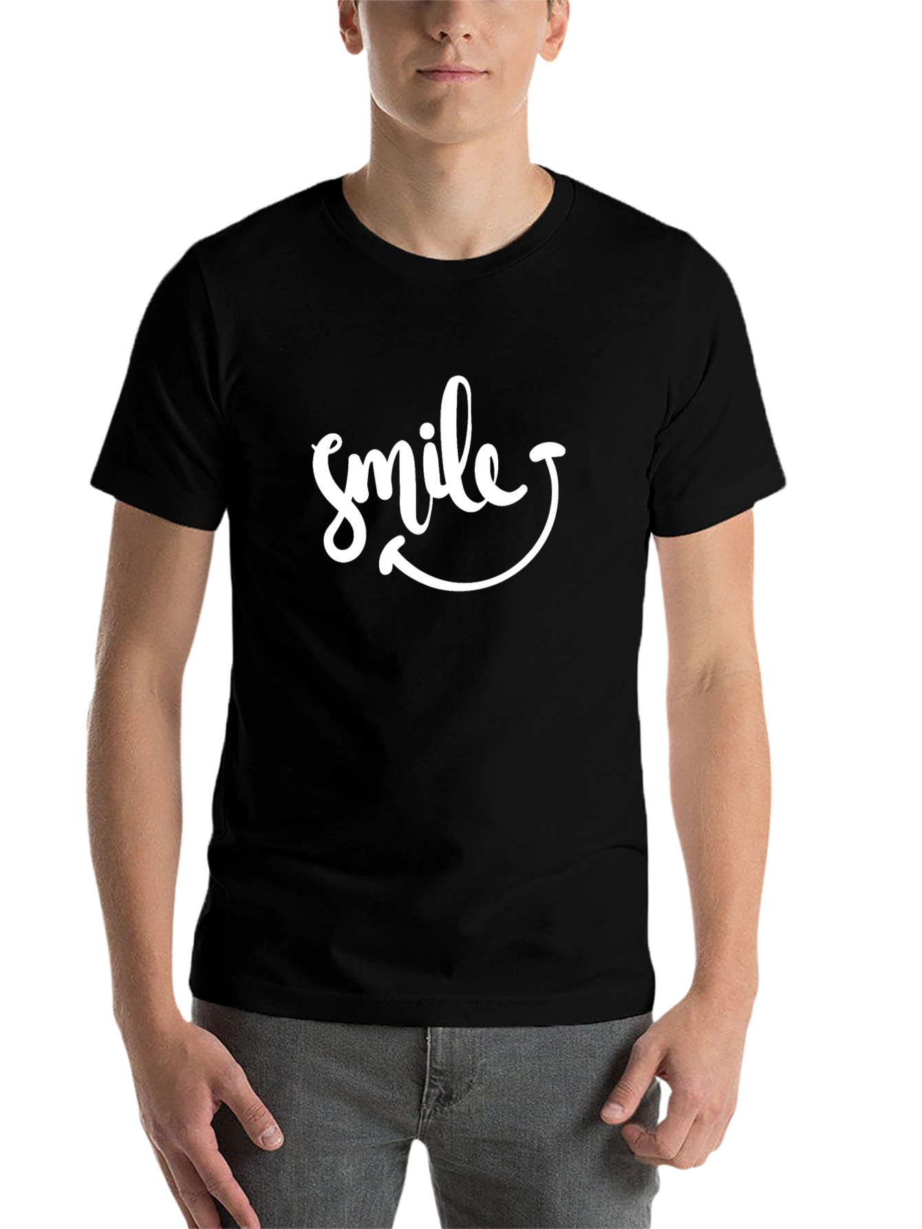 Smile Graphic Tee - Comfort & Style!