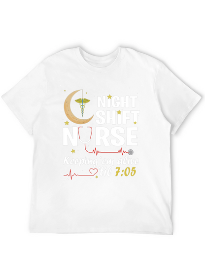 Night Shift Nurse T-Shirt - Keeping em Alive