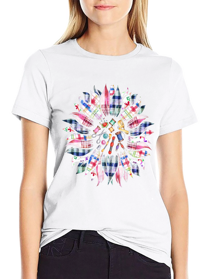 Crafting Sunflower T-Shirt