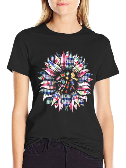Crafting Sunflower T-Shirt