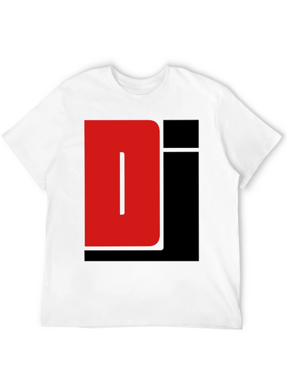 Red and Black Graphic Tee Shirt
