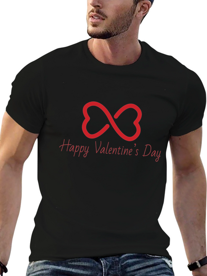 Happy Valentines Day Infinity Heart T-Shirt