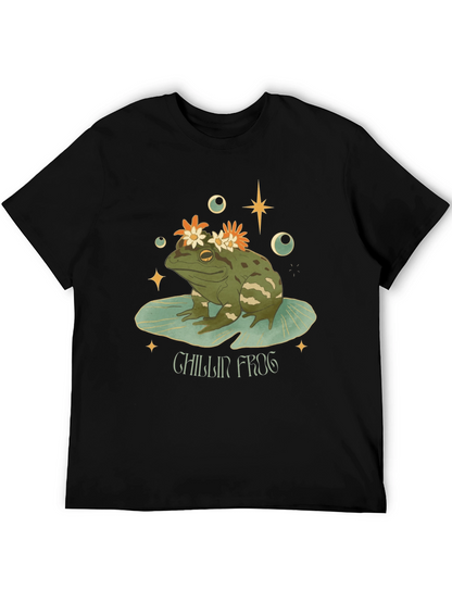 Chillin Frog Graphic Tee - Relaxed & Stylish