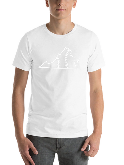 Virginia Baseball State Outline T-Shirt