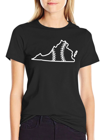 Virginia Baseball State Outline T-Shirt