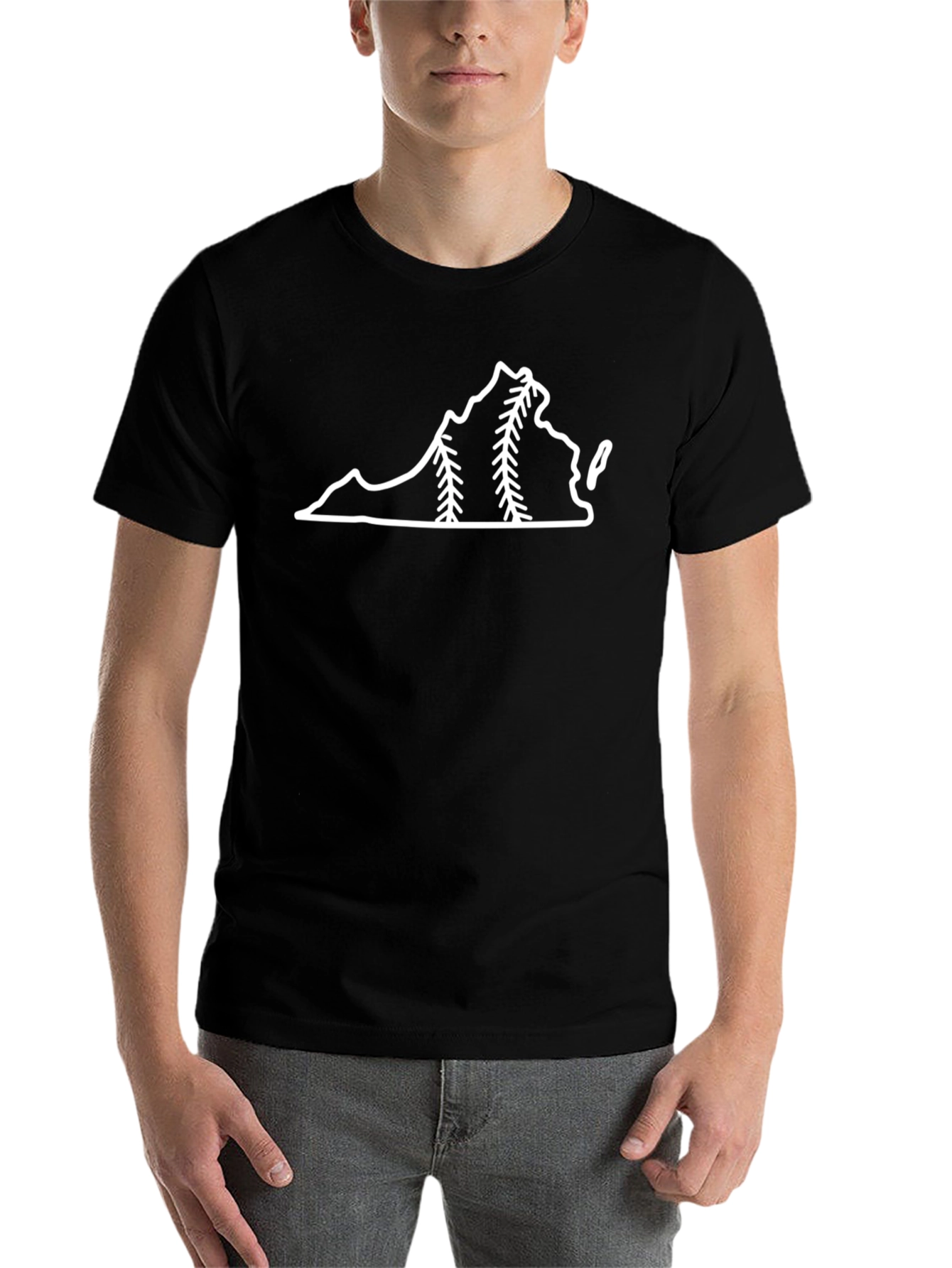 Virginia Baseball State Outline T-Shirt
