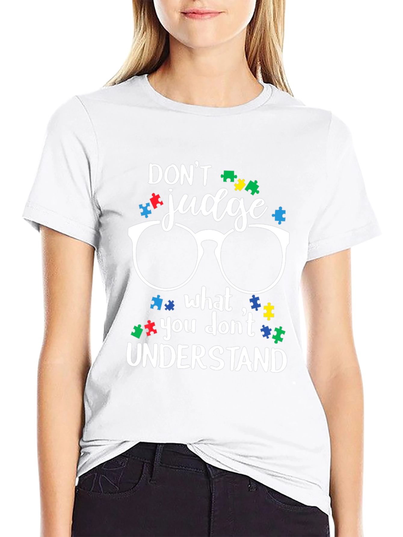 Dont Judge Autism Awareness T-Shirt