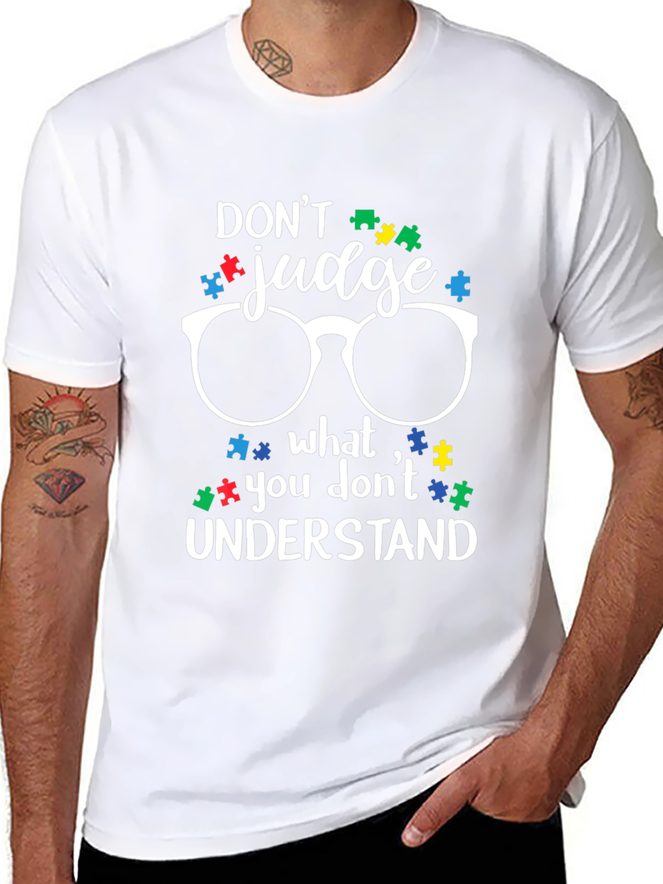 Dont Judge Autism Awareness T-Shirt