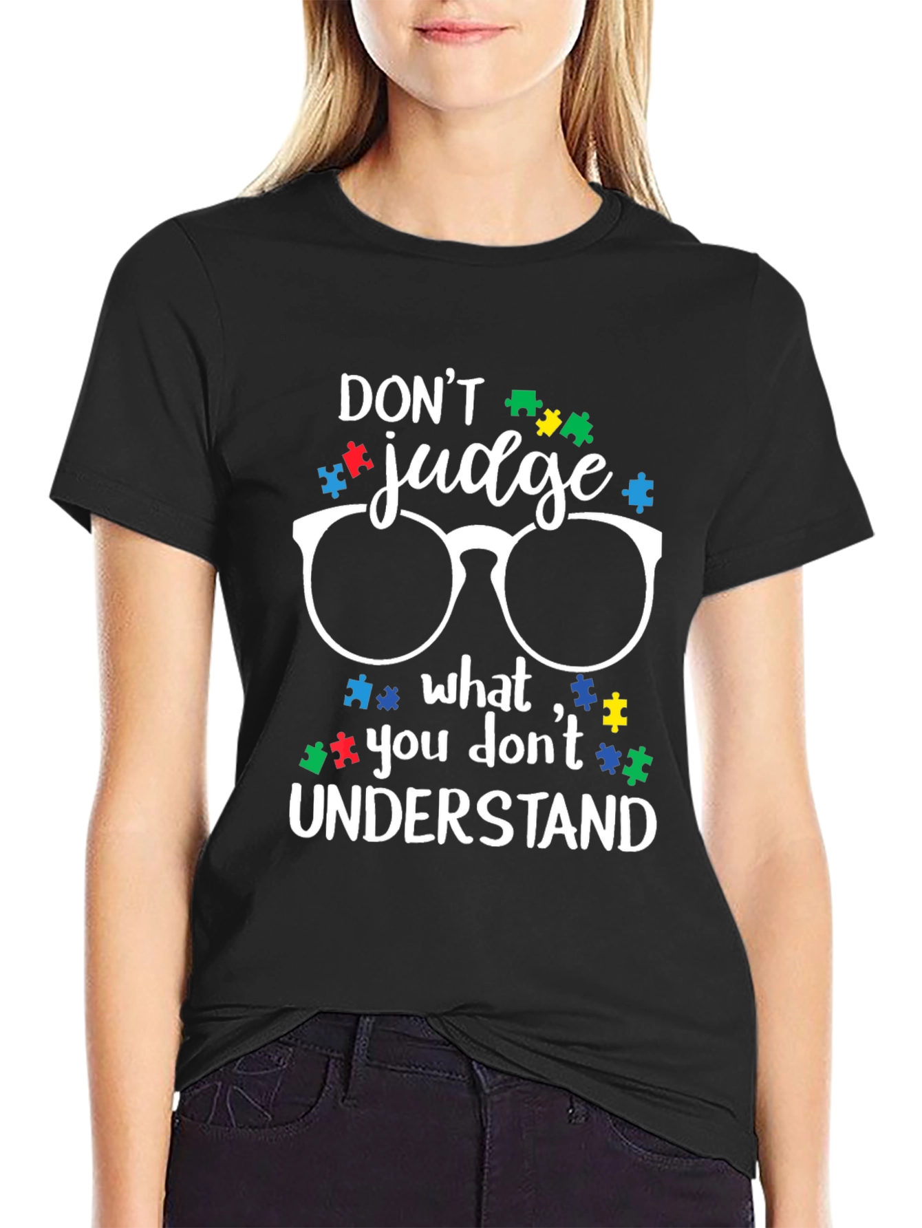 Dont Judge Autism Awareness T-Shirt