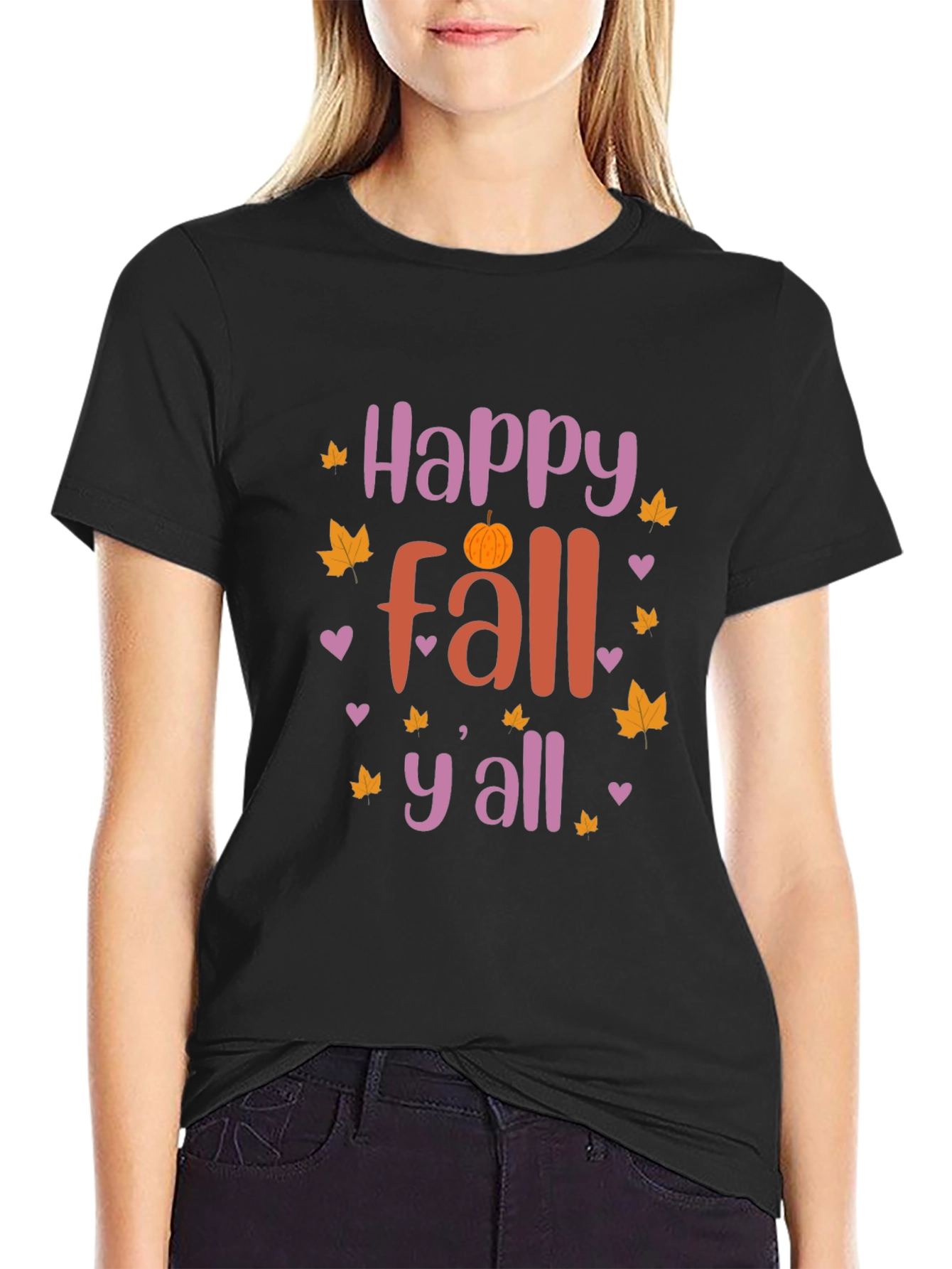 Happy Fall Yall T-Shirt - Autumn Season
