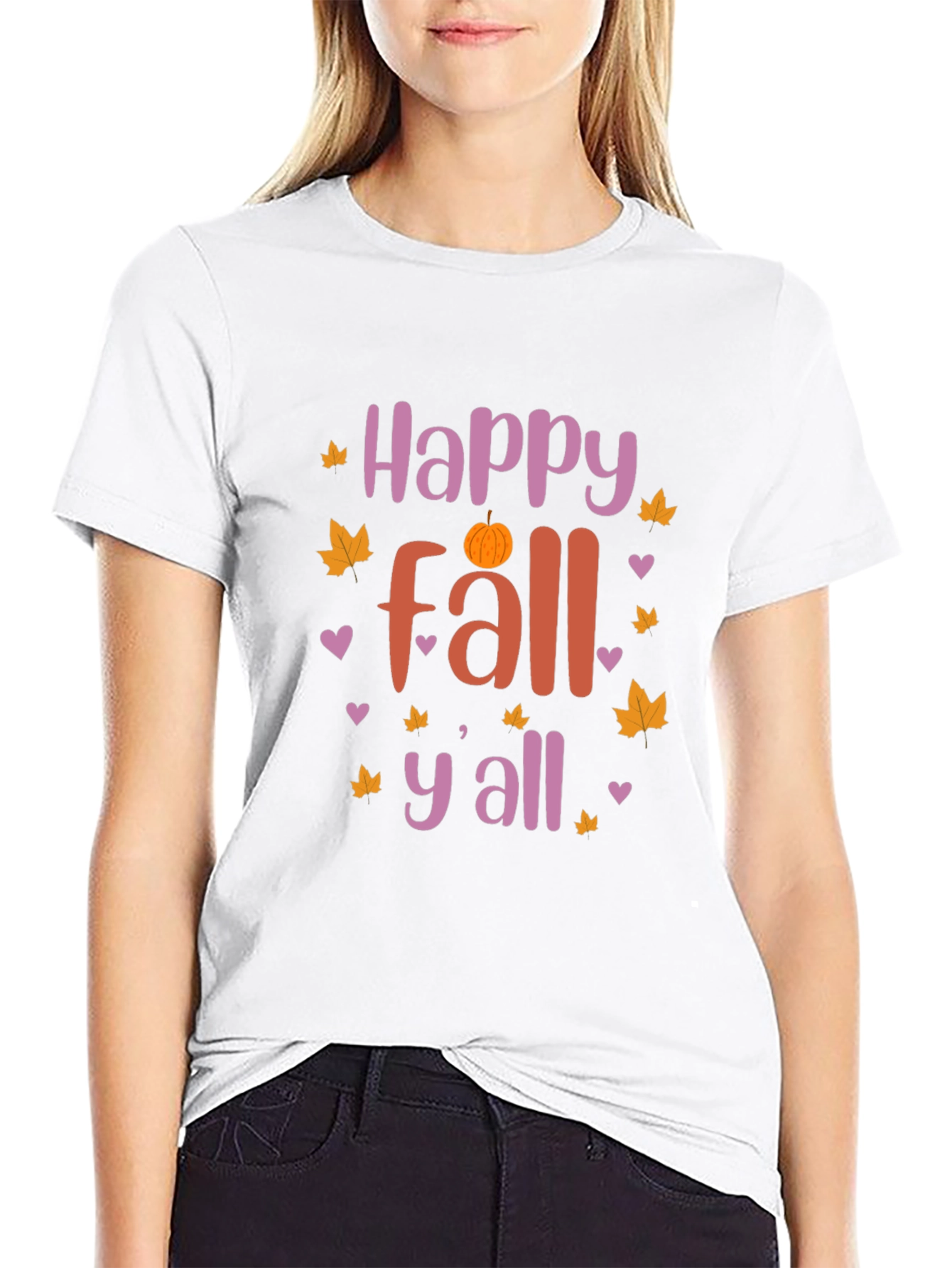 Happy Fall Yall T-Shirt - Autumn Season
