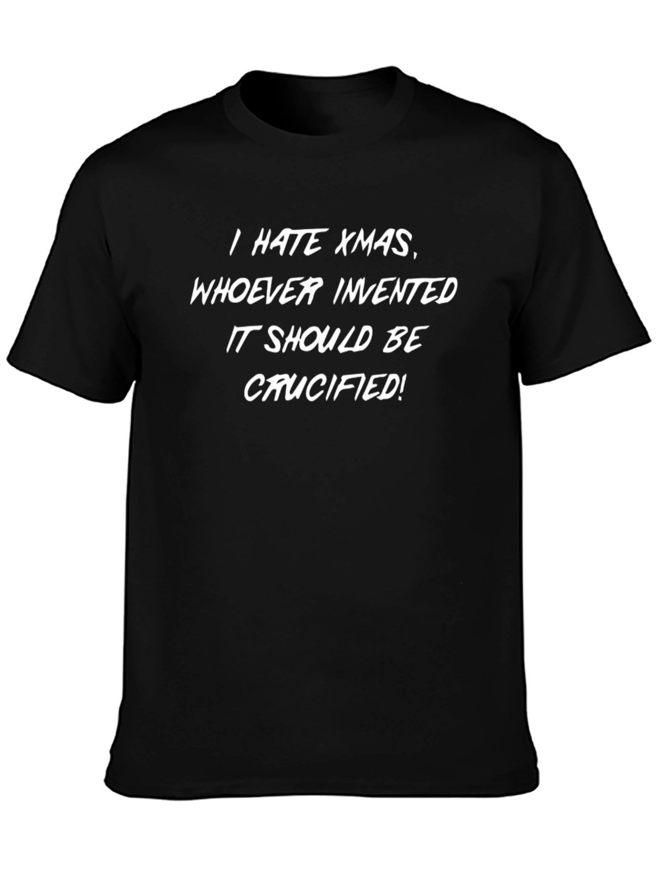 I Hate Xmas T-Shirt - Anti-Holiday Humor Tee
