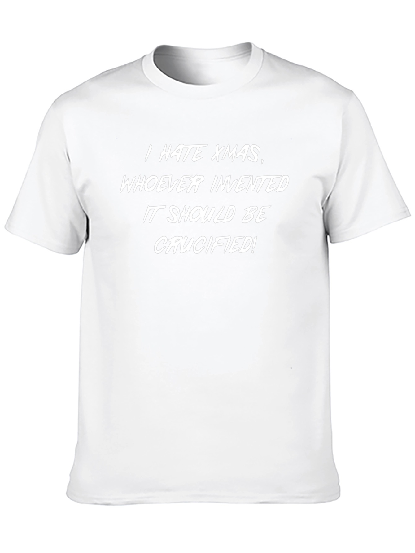 I Hate Xmas T-Shirt - Anti-Holiday Humor Tee