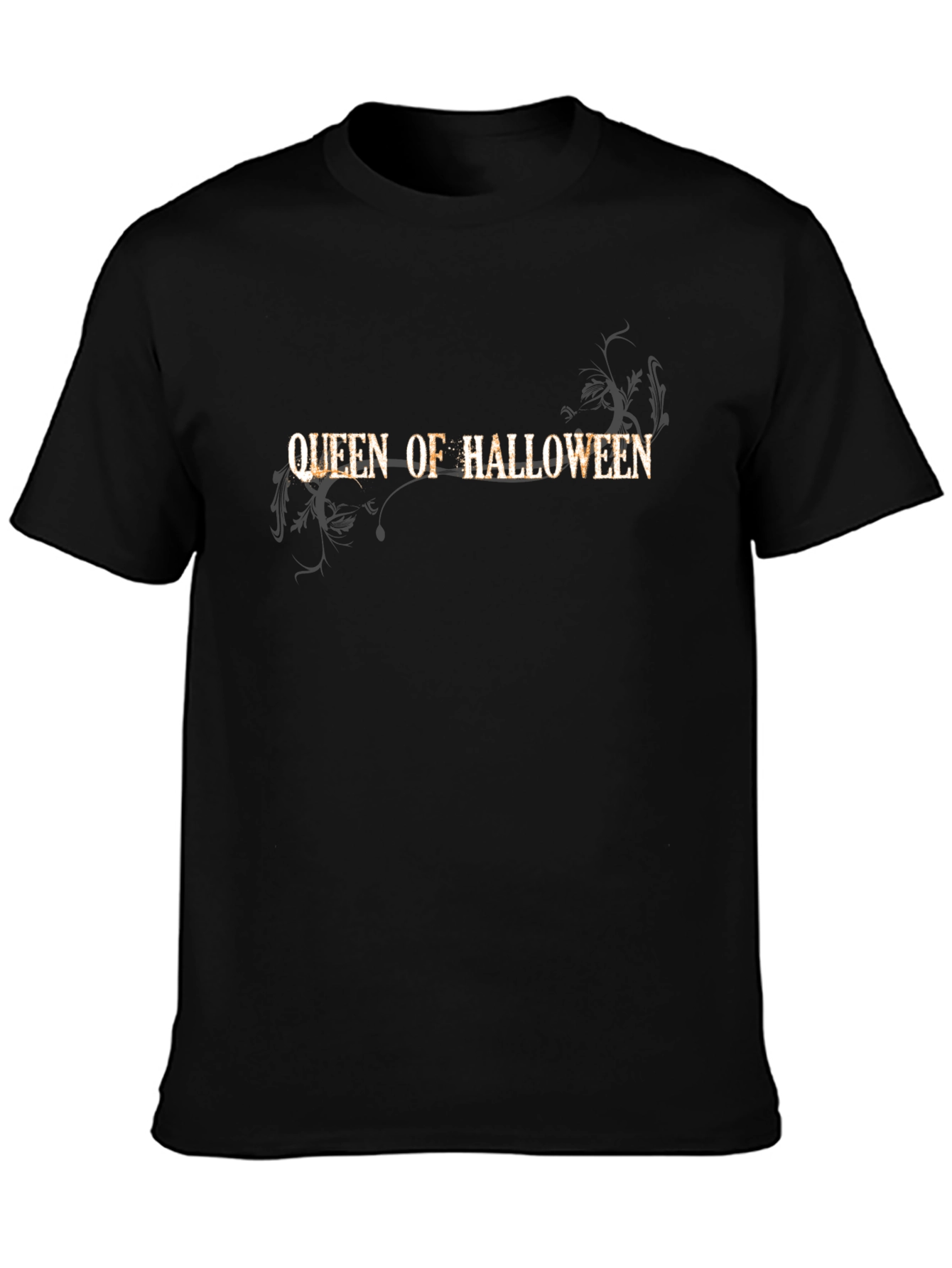 Queen of Halloween Black T-Shirt