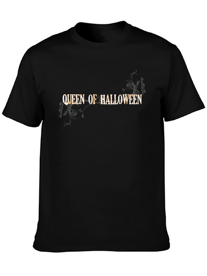 Queen of Halloween Black T-Shirt