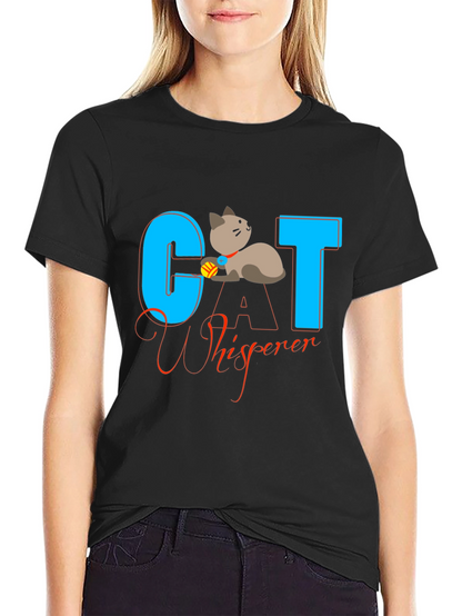 Cat Whisperer Graphic T-Shirt