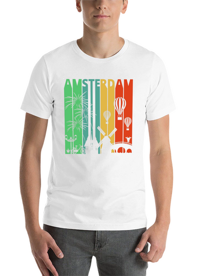 Amsterdam Cityscape Graphic Tee