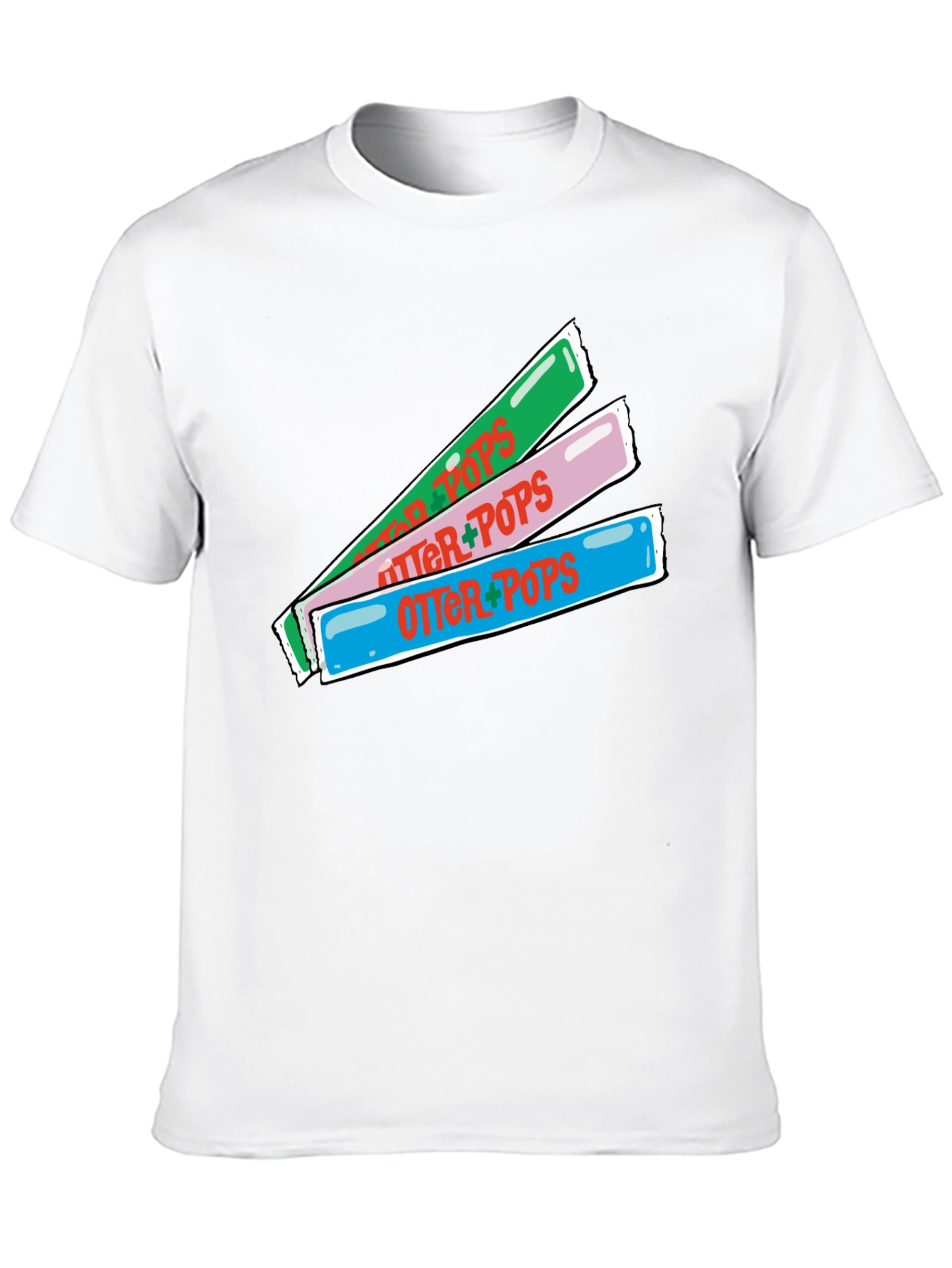 Otter Pops T-Shirt - Nostalgic Summer Fun