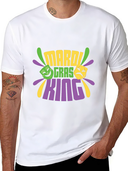 Mardi Gras King Black T-Shirt