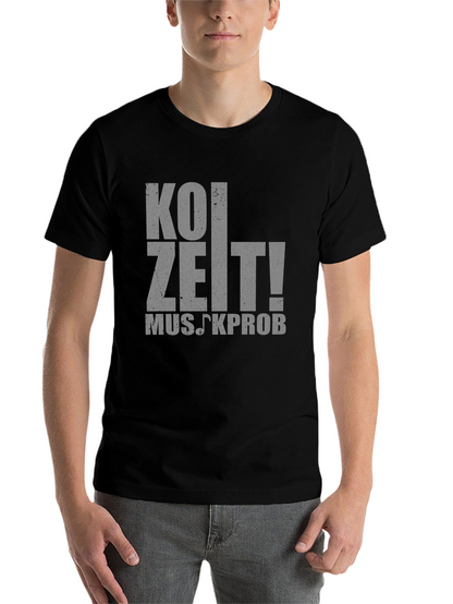 Koi Zeit! Musikprob T-Shirt - Black Cotton Tee