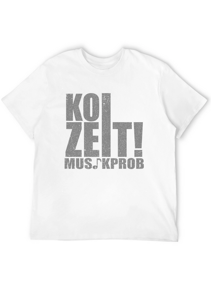 Koi Zeit! Musikprob T-Shirt - Black Cotton Tee