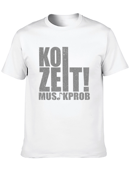 Koi Zeit! Musikprob T-Shirt - Black Cotton Tee