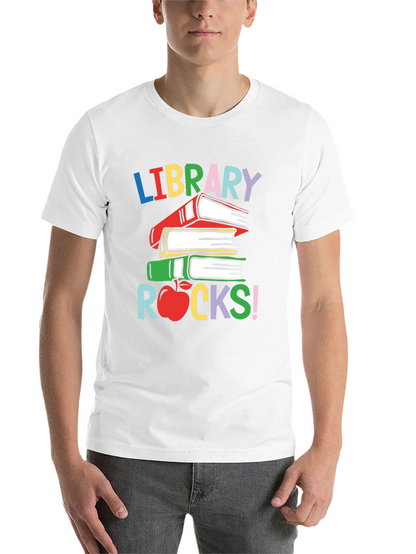 Library Rocks! T-Shirt - Book Lover Apparel