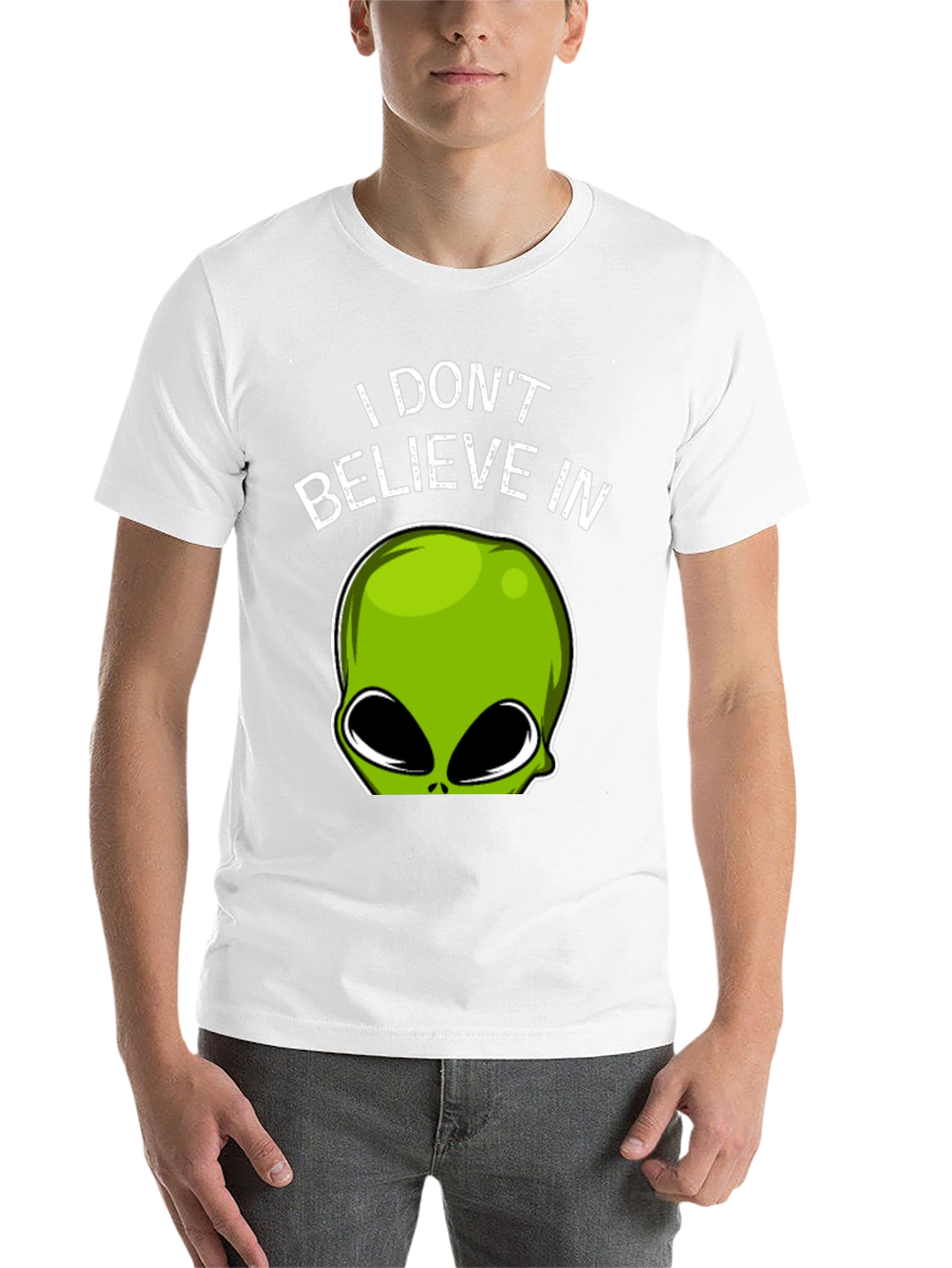Alien Believer T-Shirt - Funny Graphic Tee