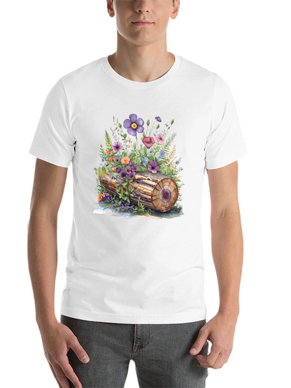 Floral Log Graphic Tee