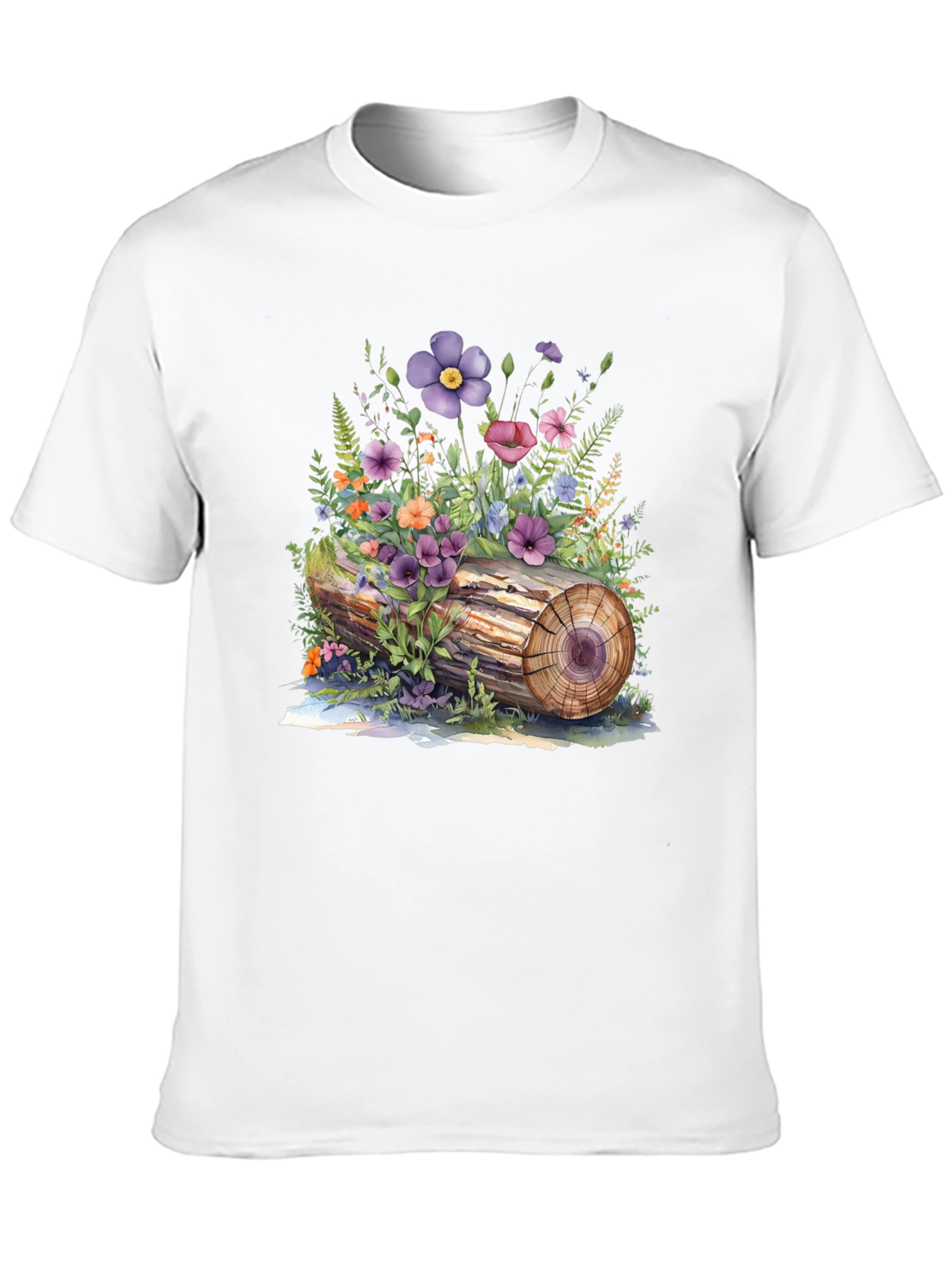 Floral Log Graphic Tee