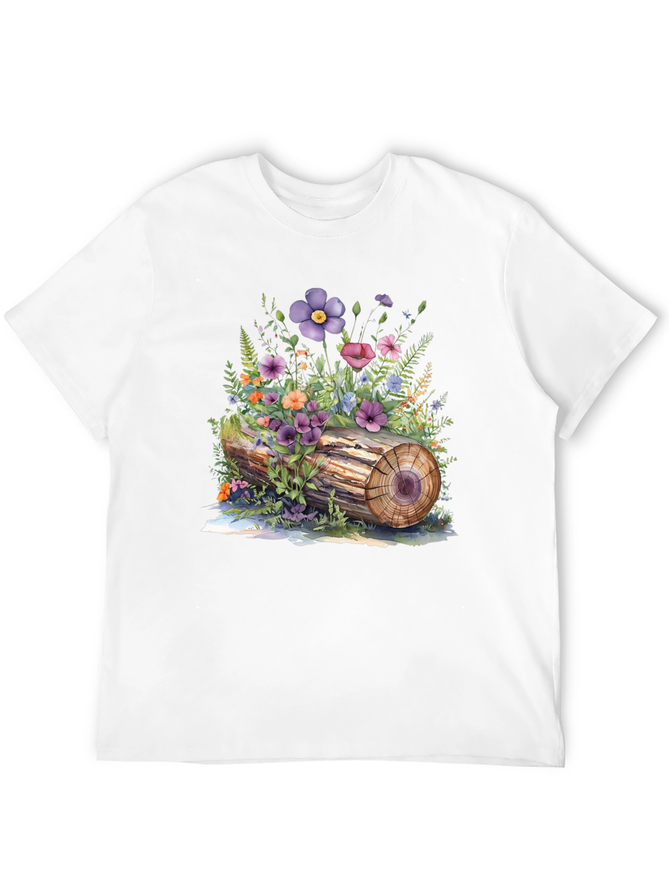 Floral Log Graphic Tee