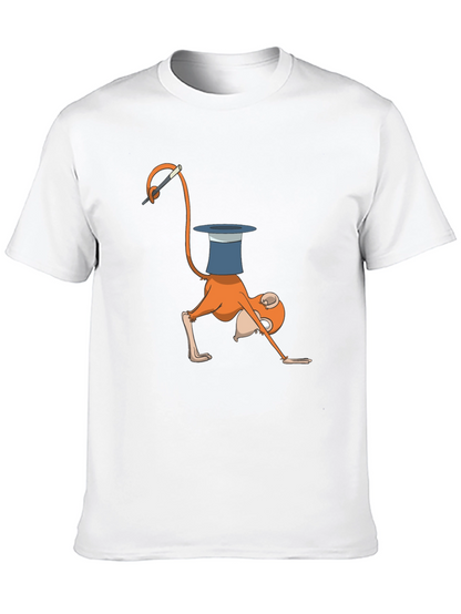 Magical Monkey Graphic T-Shirt - Fun Black Tee