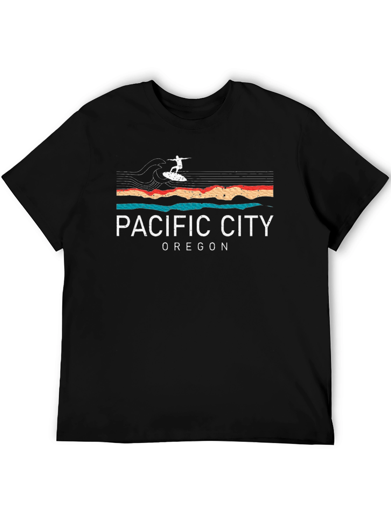 Pacific City Oregon Surfer T-Shirt