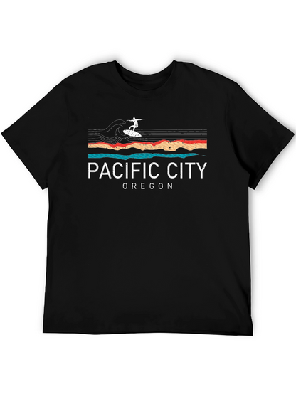 Pacific City Oregon Surfer T-Shirt