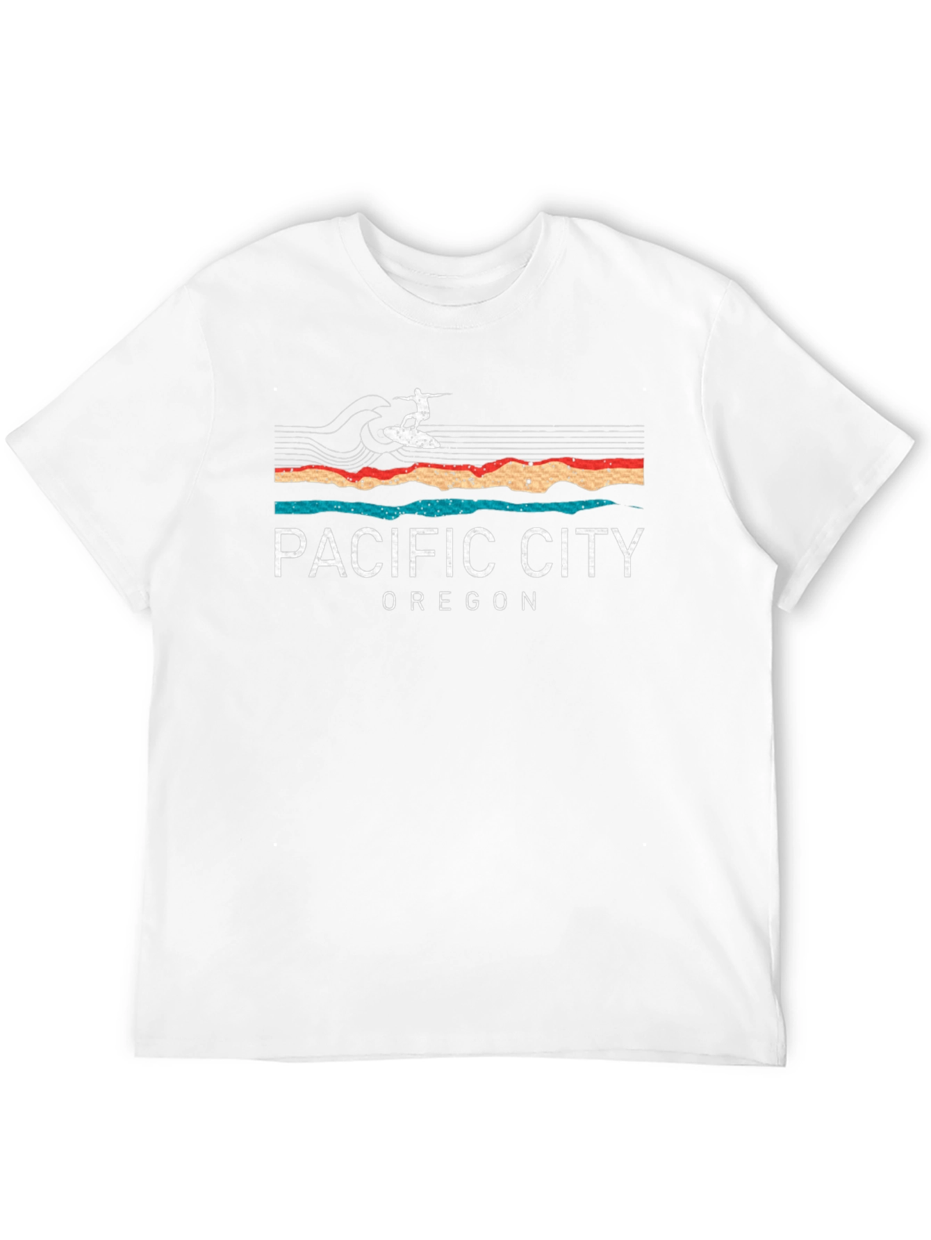 Pacific City Oregon Surfer T-Shirt