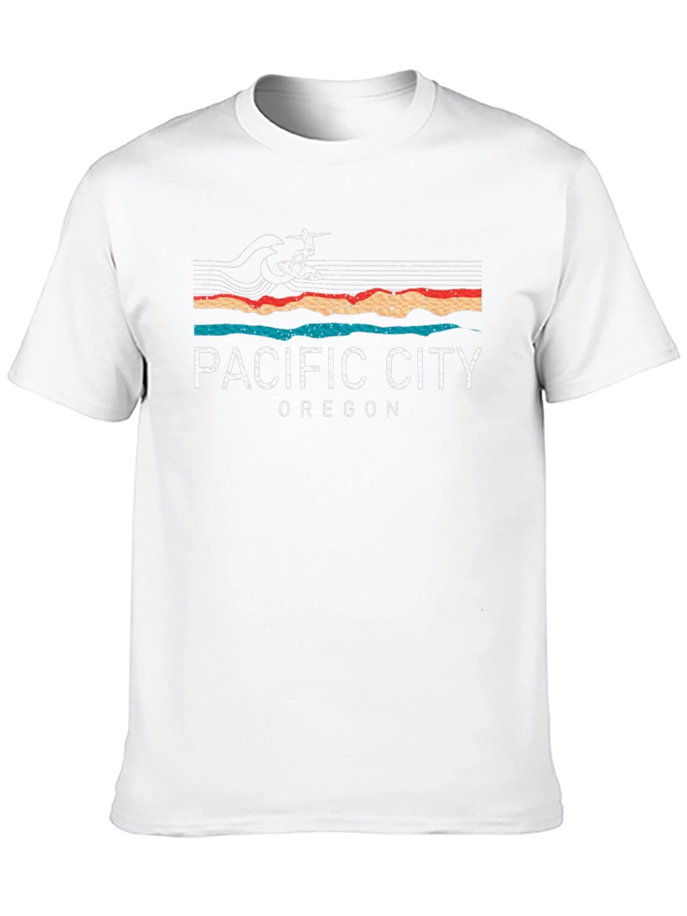 Pacific City Oregon Surfer T-Shirt