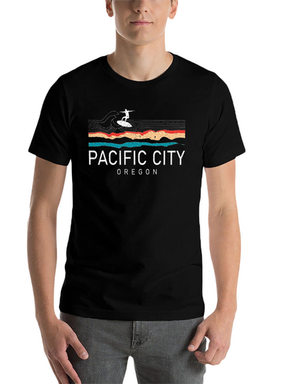 Pacific City Oregon Surfer T-Shirt