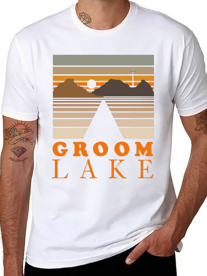 Groom Lake Graphic Tee - Retro Alien Conspiracy Shirt