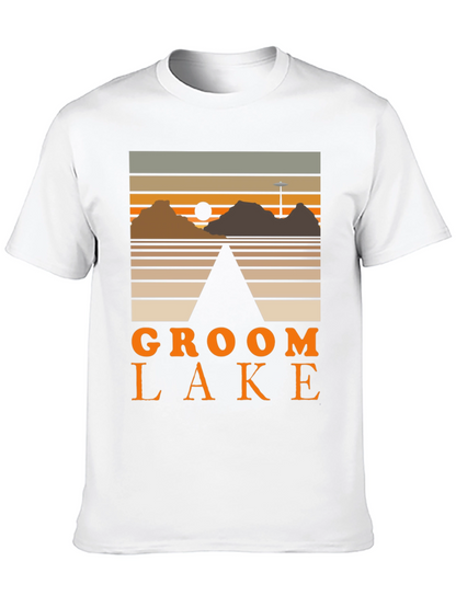 Groom Lake Graphic Tee - Retro Alien Conspiracy Shirt