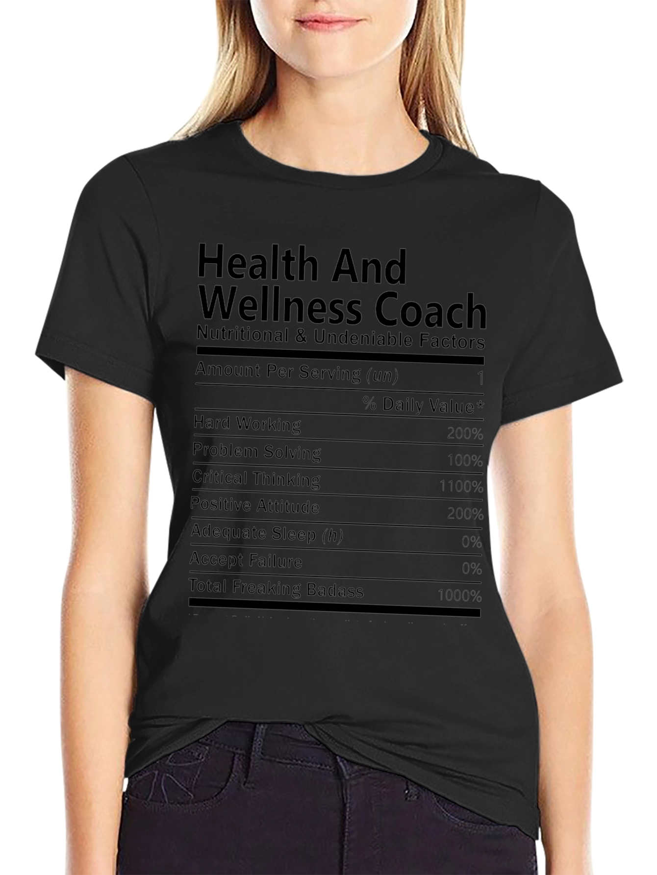 Health and Wellness Coach Funny T-Shirt