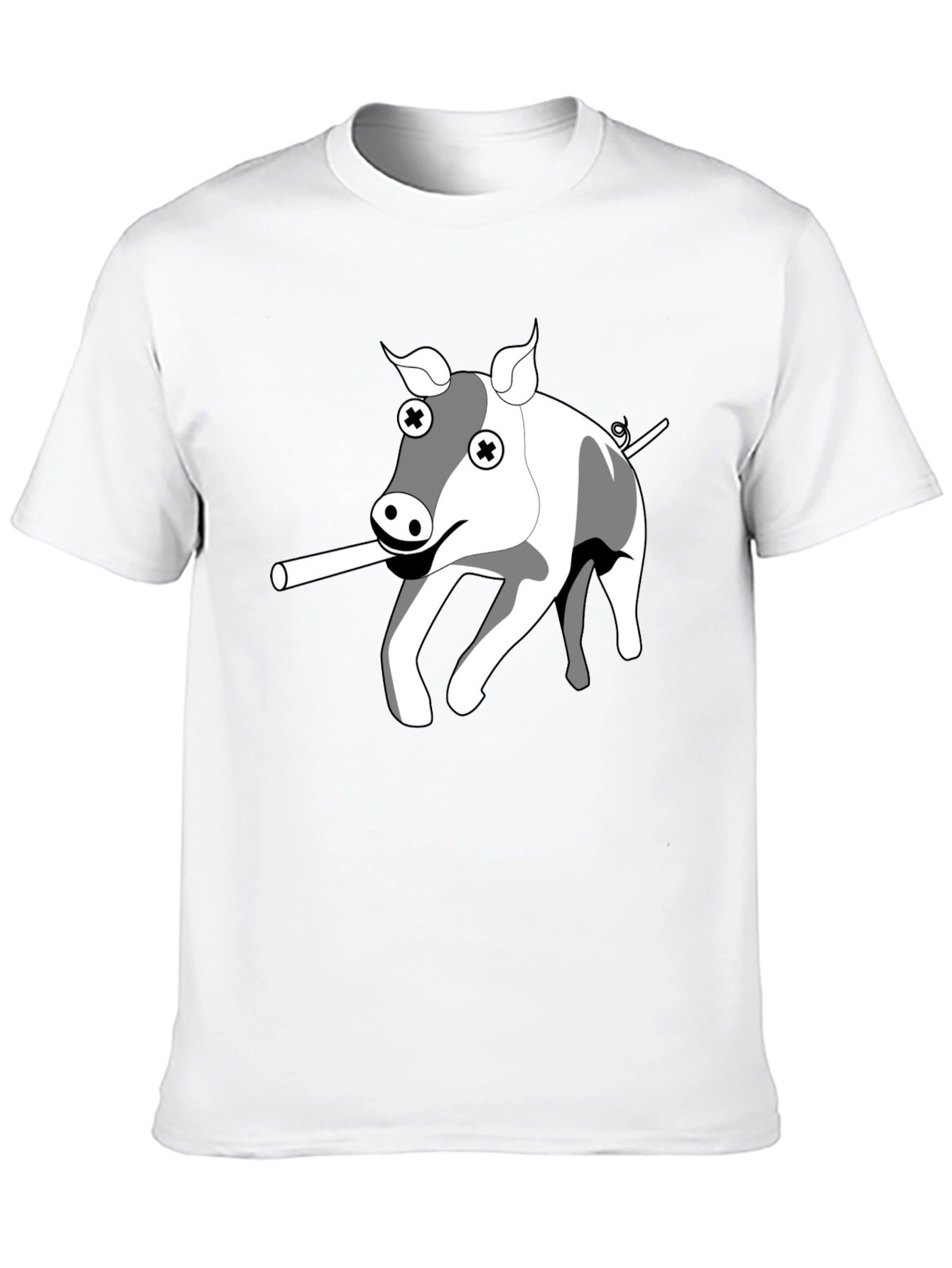 Cartoon Pig T-Shirt - Unique Graphic Tee
