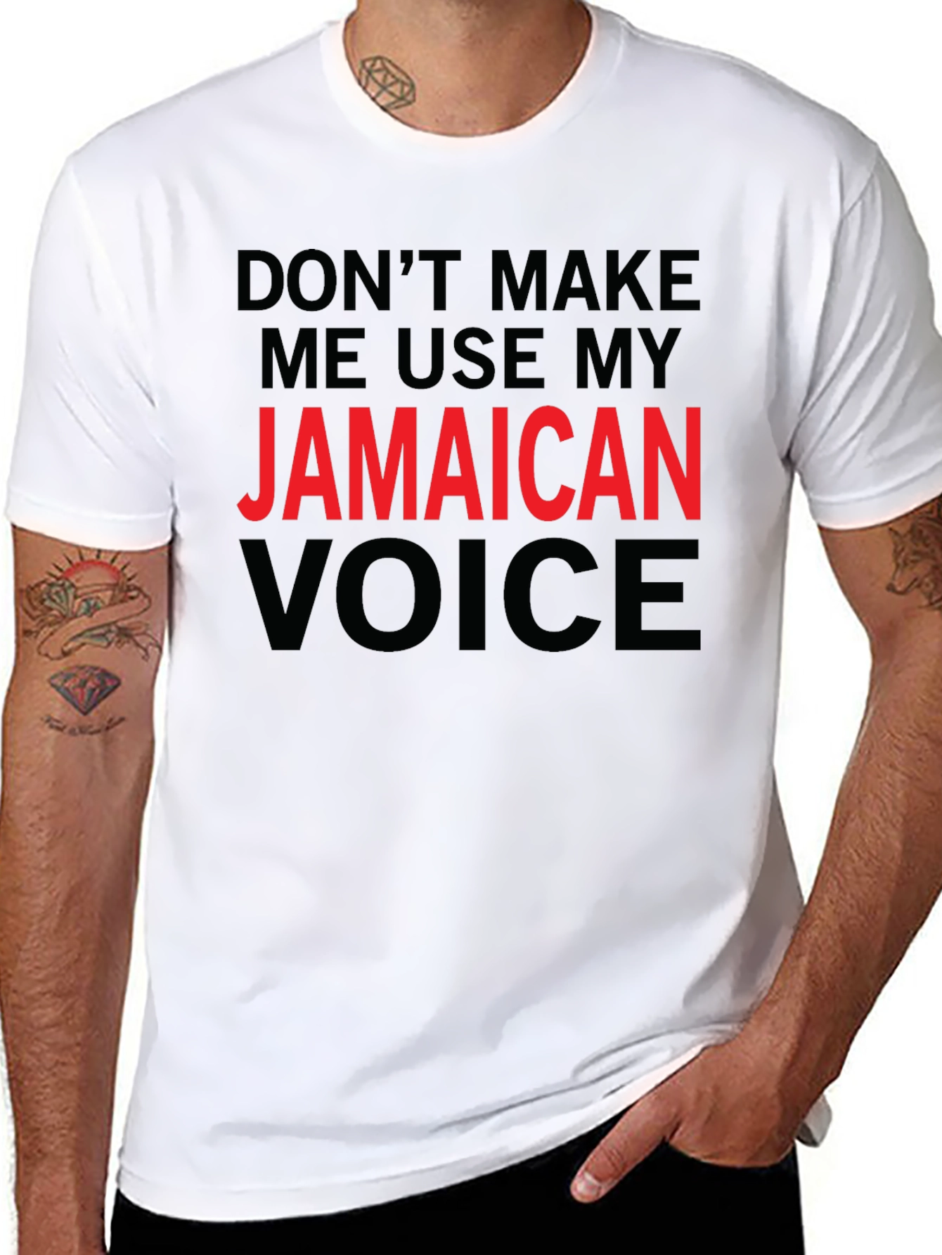 Jamaican Voice T-Shirt - Funny Novelty Tee