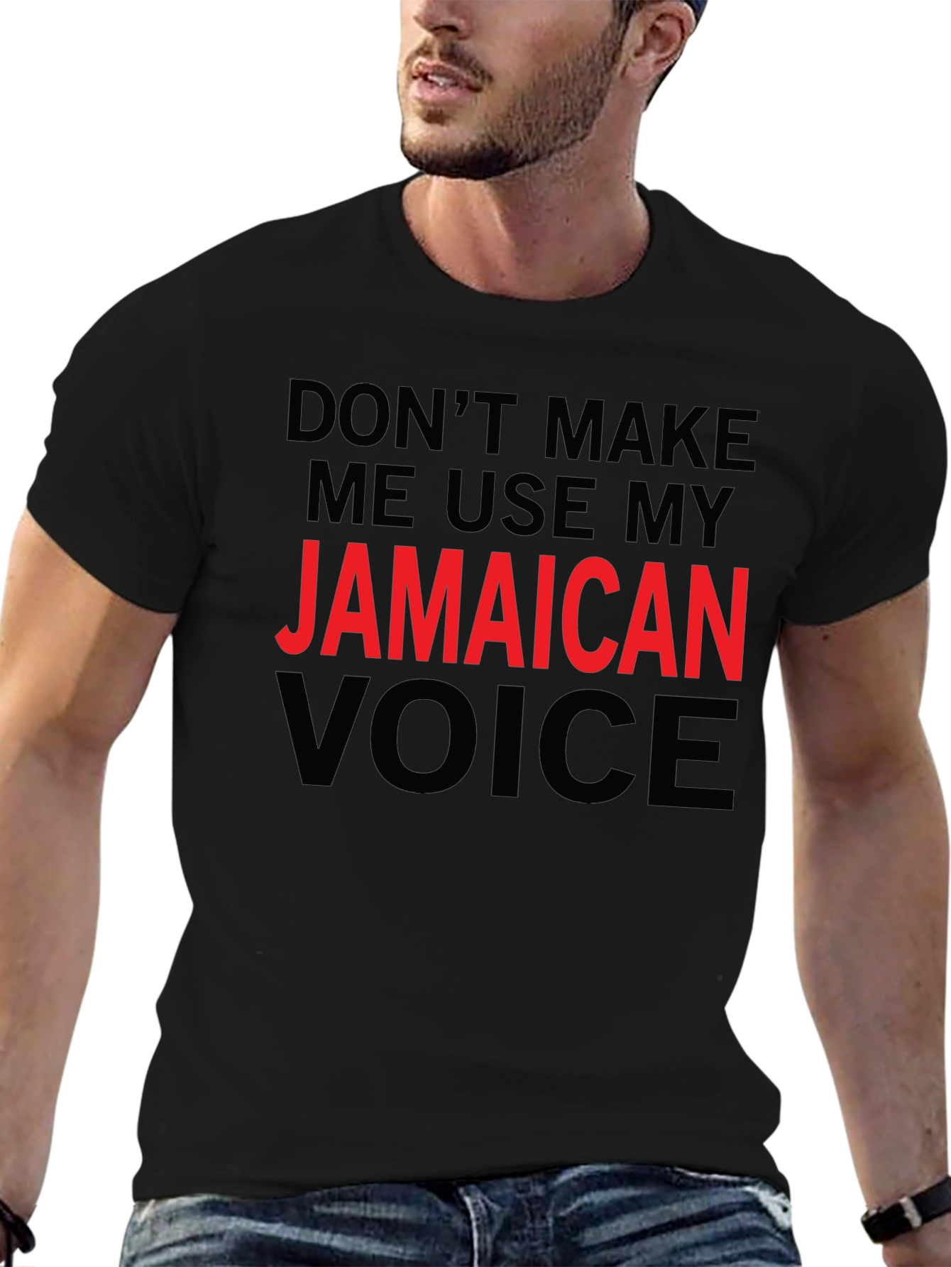 Jamaican Voice T-Shirt - Funny Novelty Tee