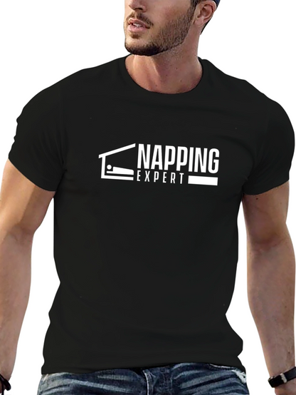 Napping Expert Graphic T-Shirt - Relax & Recharge