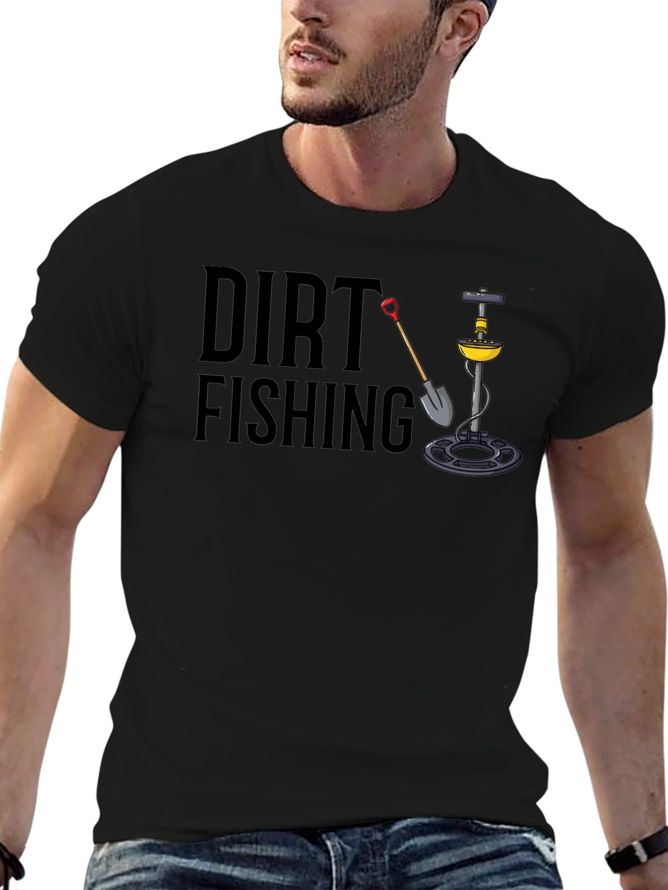 Dirt Fishing T-Shirt - Metal Detecting Tee