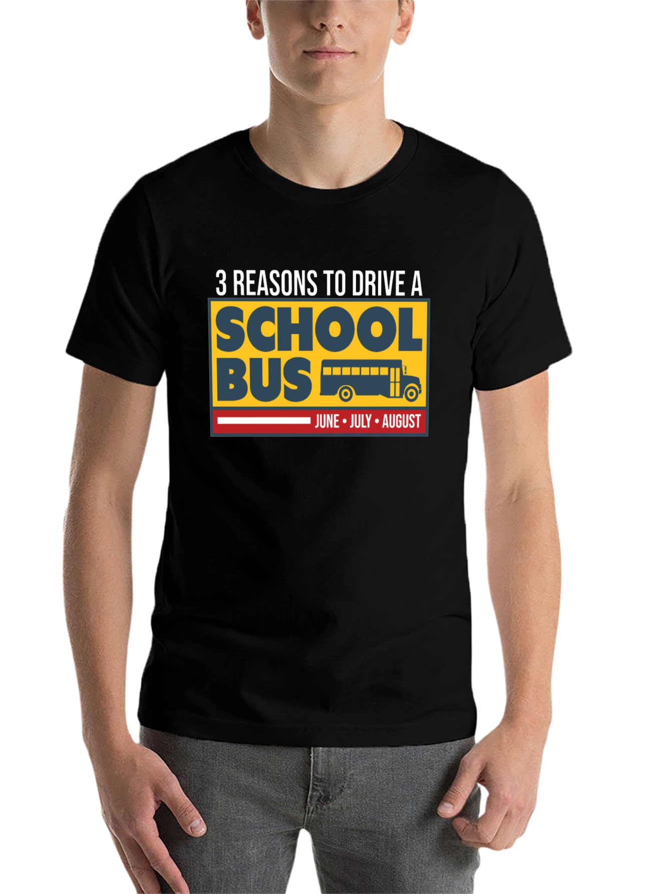 3 Reasons to Drive a School Bus T-Shirt
