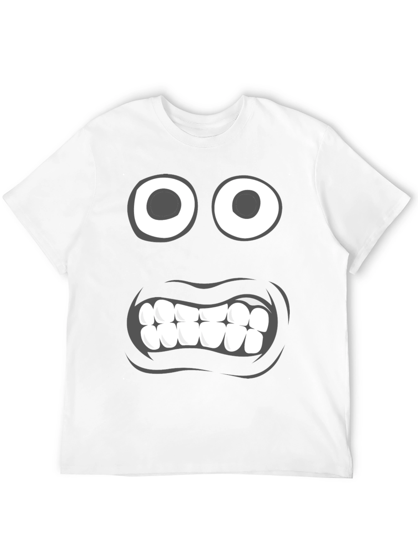 Funny Face Graphic Tee - Black