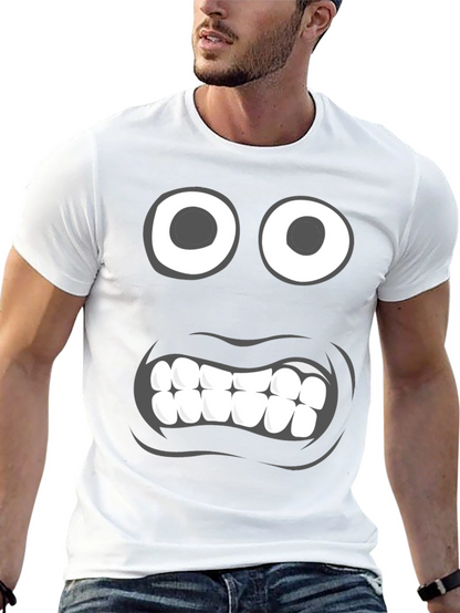 Funny Face Graphic Tee - Black
